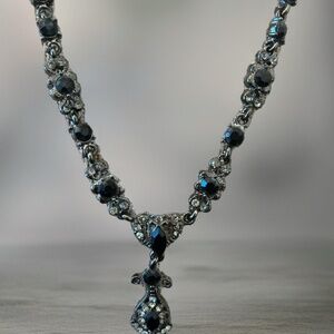 Black Rhinestone Necklace